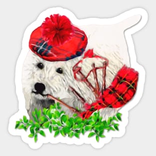 West Highland Scottish Terrier Dog Sticker